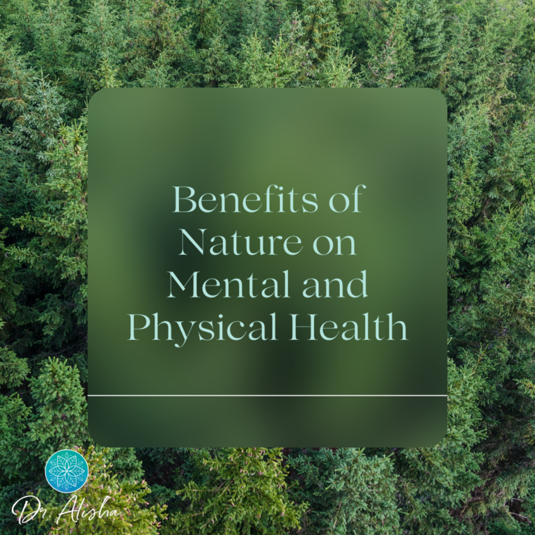 Naturopathic Doctor Dr. Alisha Bhatia shares the health benefits of connecting with nature, including improved mental clarity, stress relief, and immune support.
